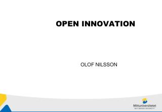 OPEN INNOVATION