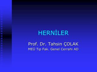 HERNİLER