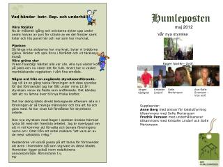 Humleposten maj 2012