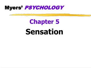 Myers’ PSYCHOLOGY