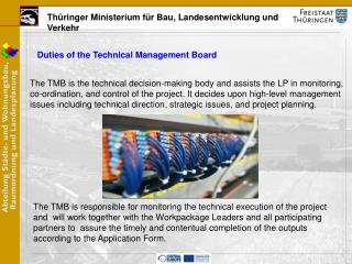 Duties of the Technical Management Board