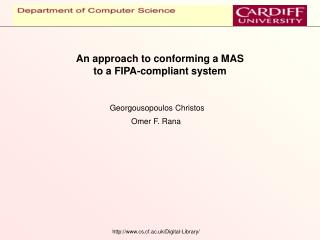 An approach to conforming a MAS to a FIPA-compliant system
