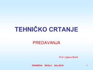 TEHNI ČKO CRTANJE