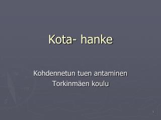 Kota- hanke