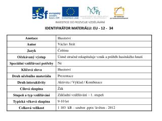 Identifikátor materiálu: EU - 12 - 34