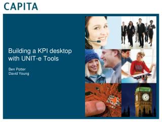 Building a KPI desktop with UNIT-e Tools