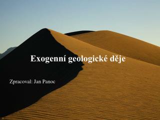 Exogenní geologické děje