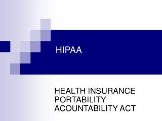 HIPAA