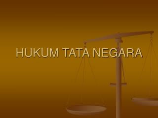 HUKUM TATA NEGARA