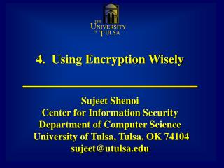 4. Using Encryption Wisely