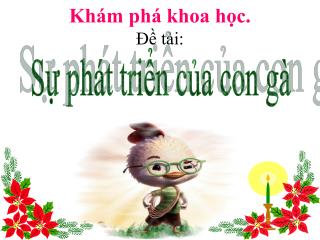 Khám phá khoa học. Đề tài: