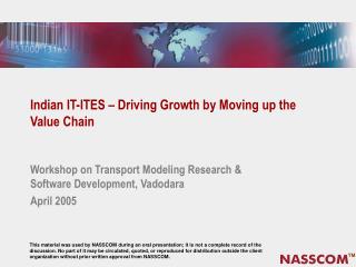 Indian IT-ITES – Driving Growth by Moving up the Value Chain