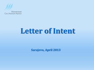 Letter of I ntent