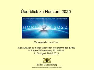 Überblick zu Horizont 2020