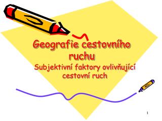 Geografie cestovního ruchu