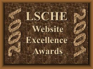 LSCHE Website Excellence Awards