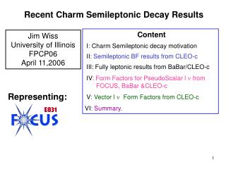 Recent Charm Semileptonic Decay Results