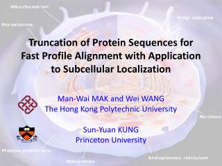 Man-Wai MAK and Wei WANG The Hong Kong Polytechnic University Sun-Yuan KUNG Princeton University