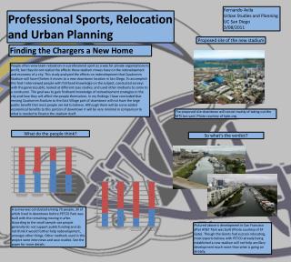 Professional Sports, Relocation and Urban Planning