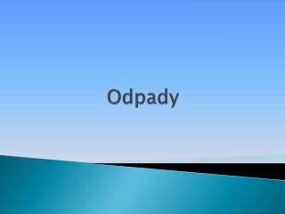 Odpady