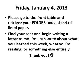 Friday, January 4, 2013