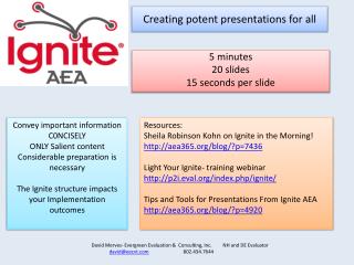 Creating potent presentations for all