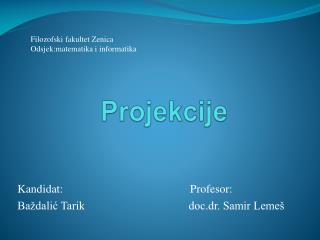 Projekcije