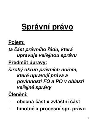 Správní právo