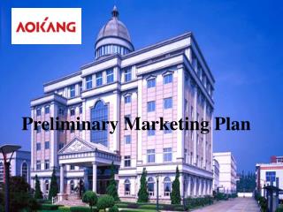 Preliminary Marketing Plan