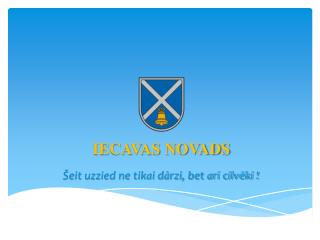 IECAVAS NOVADS