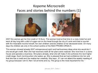 Kopeme Microcredit Faces and stories behind the numbers (1)