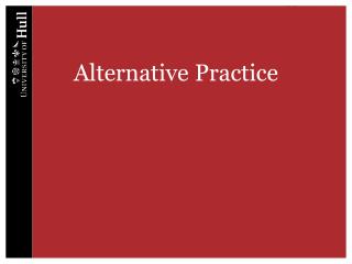 Alternative Practice