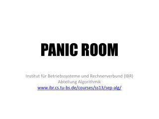 PANIC ROOM