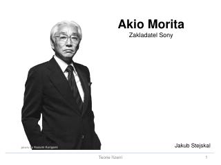 Akio Morita Zakladatel Sony