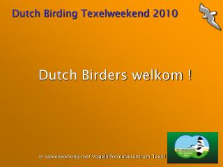 Dutch Birding Texelweekend 2010