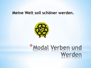 Modal Verben und Werden