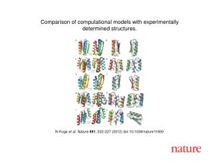 N Koga et al. Nature 491 , 222-227 (2012) doi:10.1038/nature11600