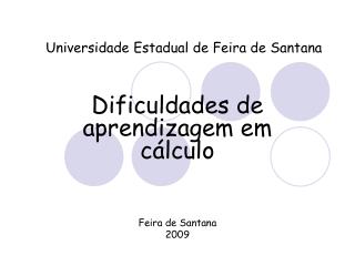 Universidade Estadual de Feira de Santana