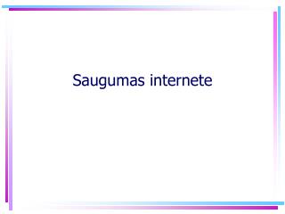 Saugumas internete