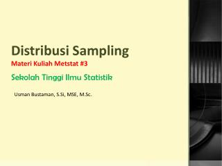 Distribusi Sampling