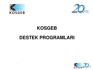 KOSGEB DESTEK PROGRAMLARI