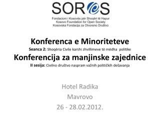 Hotel Radika Mavrovo 26 - 28.02.2012.