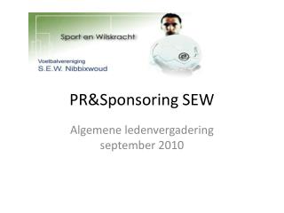 PR&amp;Sponsoring SEW