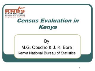 Census Evaluation in Kenya