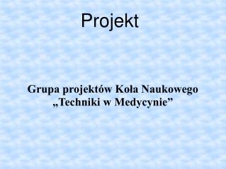 Projekt