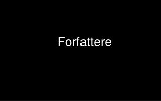 Forfattere