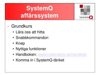 SystemQ affärssystem