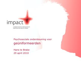Hans te Brake 29 april 2010