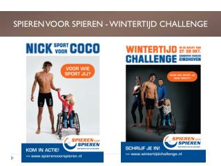 SPIEREN VOOR SPIEREN - WINTERTIJD CHALLENGE