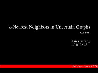 k-Nearest Neighbors in Uncertain Graphs